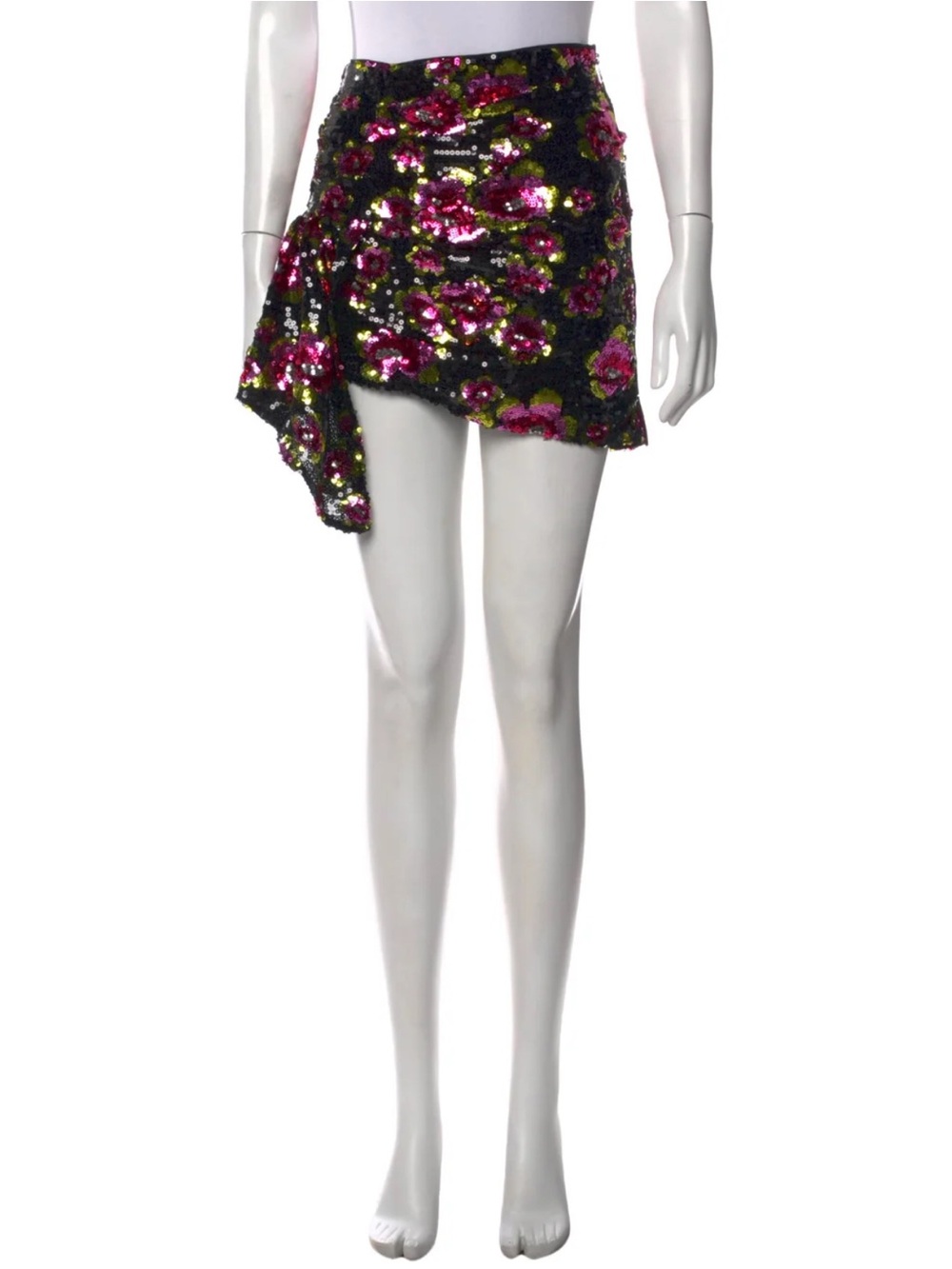 NWT For Love & Lemons Womens San Junipero Sequin Skirt SIZE S
